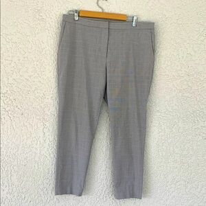 H&M grey plaid trousers/pants size 12